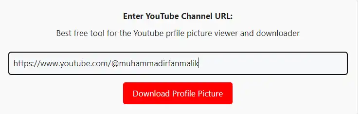 paste the Url in youtube pic downloader in HD